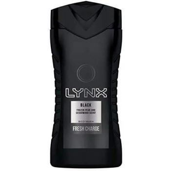 Lynx Black Body Wash, 3 x 250ml