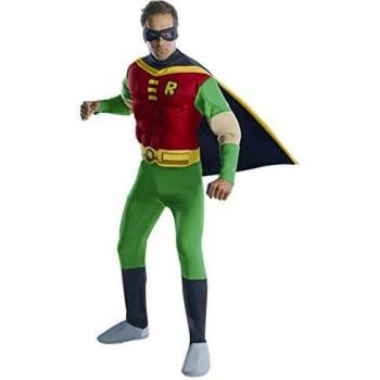 Costume Robin Batman Adulto con Muscoli