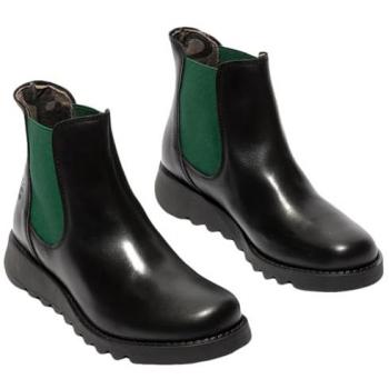 Botas de Mujer Fly London Salv Negras de Cuero
