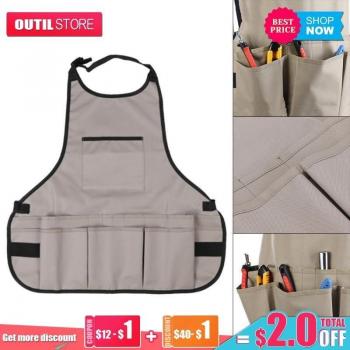 Realmote Multi-Pocket Tool Storage Apron