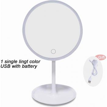 Miroir de maquillage avec 3 modes d'éclairage