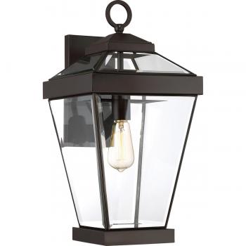 Lampada da Parete Esterno 51cm Bronzo con Diffusore di Vetro