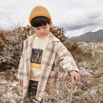 Abrigo Medio Largo Otoño Infantil