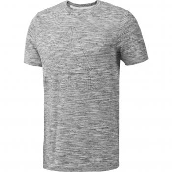 Reebok EL Marble Group TEE Camiseta Hombre Gris