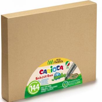 Set de Rotuladores Carioca Jumbo Eco 144 Unidades