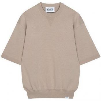 Studio seidensticker Strickpullover Rundhals Kurzarm