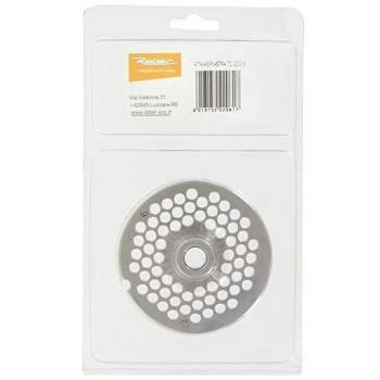 Piastra In Acciaio Per Tritacarne Reber N. 22 Con Fori 6 Mm
