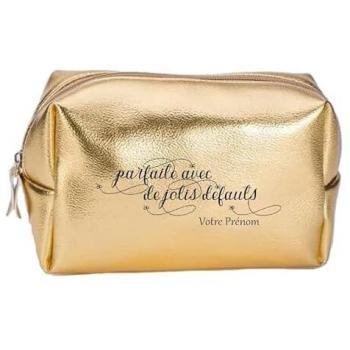 Trousse dorée Taperso avec design personnalisé