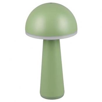 Trio Lighting Fungo Lampada da Tavolo Ricaricabile Pistacchio
