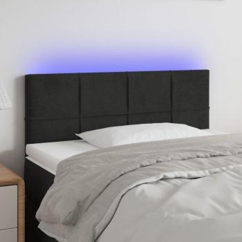 Maison du'Monde: Testiera LED in Velluto Nero 88 cm