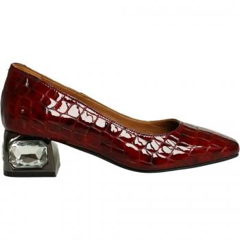 Pantofole eleganti donna pelle naturale tacco basso 35