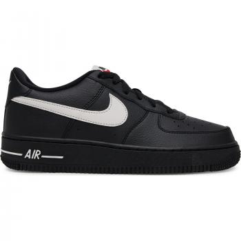 Schwarze Nike Air Force 1 GS HV6359 Kids‑Sneakers – Größe 36 (Netz/Synthetik)