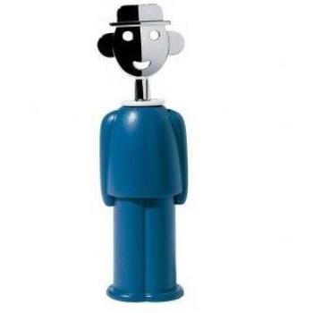Alessi A-Modelle: Korkenzieher Alessandro M – Blau