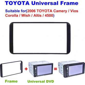 178x100mm Double Din Stereo Trim Panel for Toyota Corolla 2003-2006