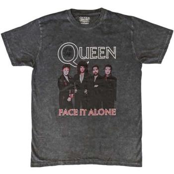 Black Queen Face Dye Wash T‑Top 2XL