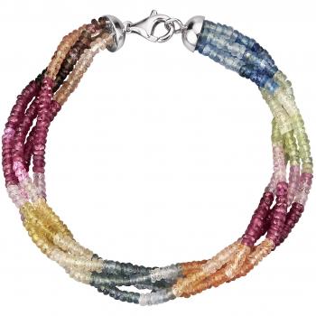 Multicolor Saphir‑Bracelet für Frauen – Diemer Farbstein