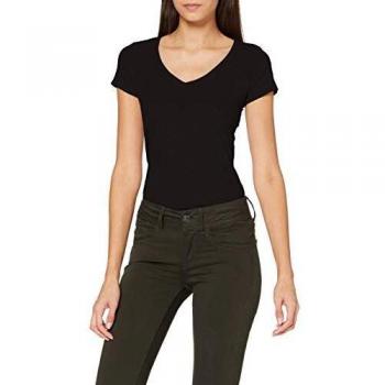 Camiseta G-STAR RAW V-neck Cap Sleeve para Mujer, Negra