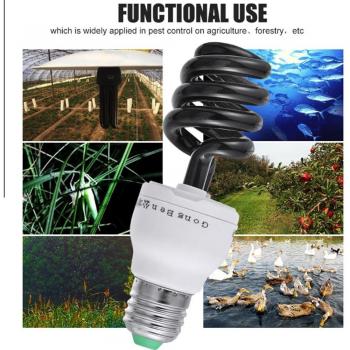 Lampe UV CFL 40 W – Vis lumineuse E27 AC220V