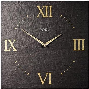AMS Classic Wanduhr 9517 – 30 x 30 cm, 4 cm Dicke