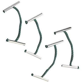 Green Treasury Tags with Metal Ends