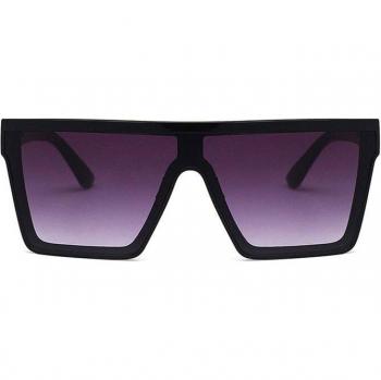 Gradient Lens Oversized Square Sunglasses for Women