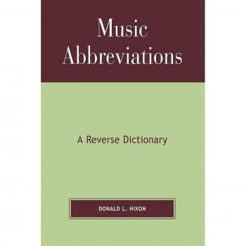 Music Abbreviations