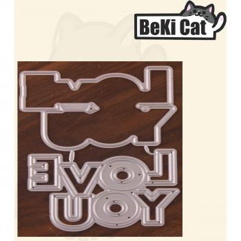 Troquel de Metal para Scrapbooking Feliz Cumpleaños Amor