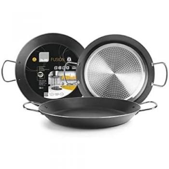 IBILI Fusion 42 cm Non‑Stick Paella Pan, Dual‑Handle Aluminum Design, Full Induction Cooking