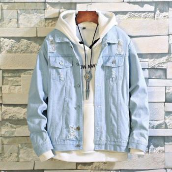 Chaqueta de Denim con Estilo para Hombre