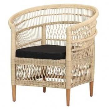ADDA HOME Butaca Ratan Natural 65x60x80 Cm