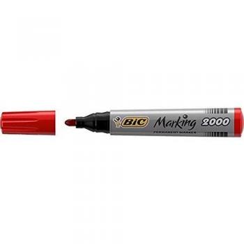 Marqueur permanent rouge BIC 2000