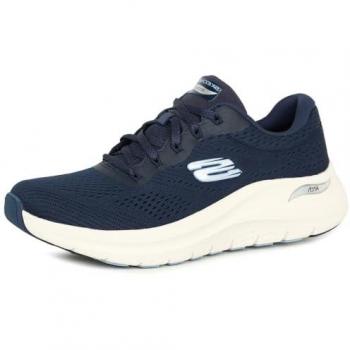 Skechers Damen Arch Fit 2.0 Big League Sneakers Dunkelblau Größe 36