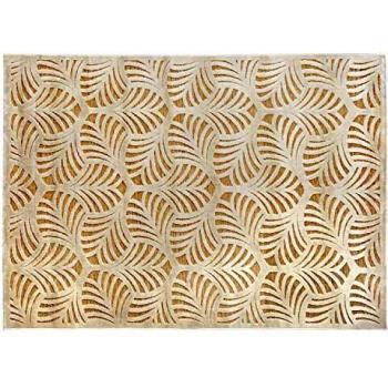 Tapis décoratif relief feuille