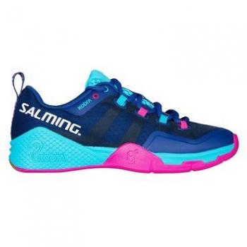 Damen‑Squash Hallenschuh Salming Kobra 2 in Limoges Blau/Rosa Juwel, 6,5 Size