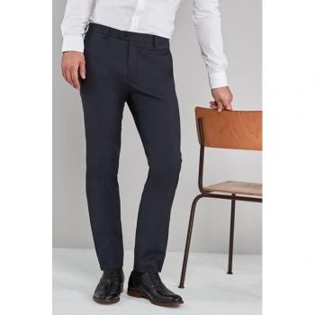 Next Navy Skinny Fit Stretch-Hosen