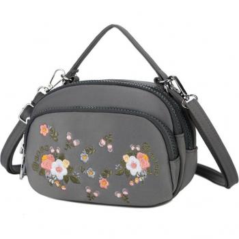 Stilvolle Handtasche für Damen – „Stickerei Bote Crossbody“