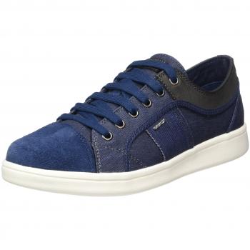 Geox U Warrens B, Scarpe da Ginnastica Basse Uomo, Blu