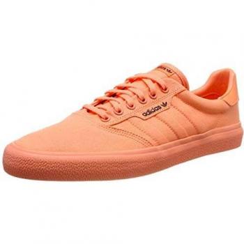 Adidas 3mc Unisex Skate Shoes, Chalk Coral/Core Black