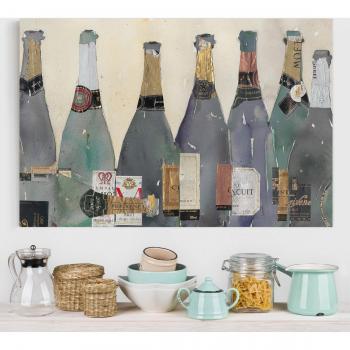 Rosalind Wheeler – Champagner-Flasche Entkorken Leinwand (60 H x 90 W cm)