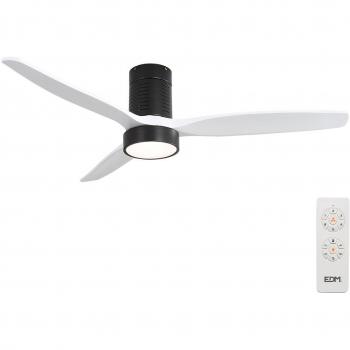 Ventilateur de Plafond Bois avec Lumière LED 3 Températures Kara Edm