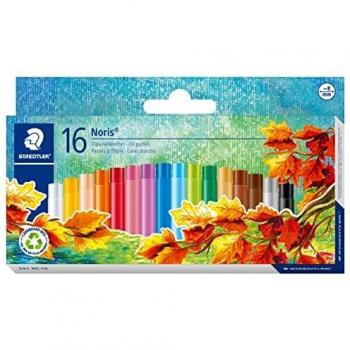 Staedtler Noris Club 241NC16 Set di 16 Pastelli ad Olio con Fascetta