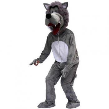 Déguisement loup en peluche pour adulte Taille Unique