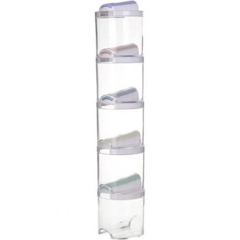 Pots à assaisonnement en plastique 5 pièces