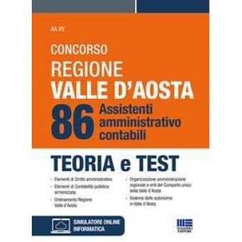 Concorso regione Valle D'Aosta. 86 sssistenti amministrativo-cont...