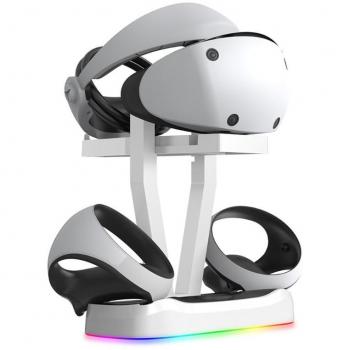 Support de charge avec éclairage pour PS VR2 et porte-lunettes