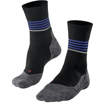 Falke RU4 Men’s Endurance Reflect Running Socks – Black, Size 44-45