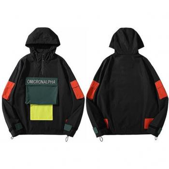 Men's Streetwear Color Block Jacket
