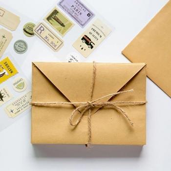 10pcs Kraft Envelopes for Business Cards and Invitations