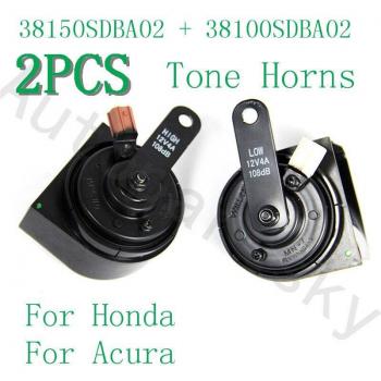 Dual Tone Horns 12V 4A 108dB for Honda Accord and Acura TSX/RL