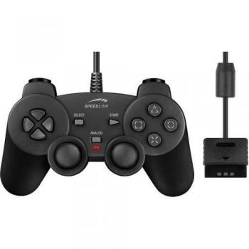Joystick PS2 analogico vibrante nero